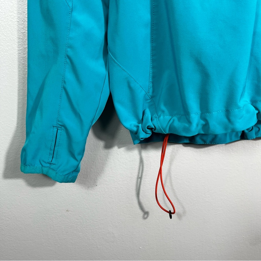 Marmot Women's Aqua Blue Neon Orange Half Zip Pullover Athletic Sweatshirt Large - Picture 2 of 7